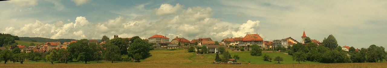 Панорама Деревня Жимель, Швейцария