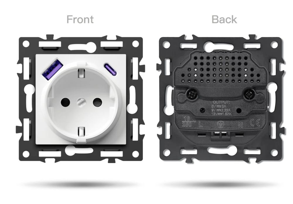 BSEED E-series EU Socket USB PD 20W